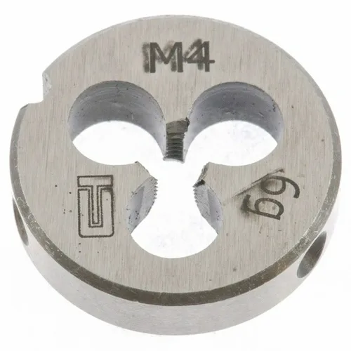 Плашка СИБРТЕХ, 4 х 0,7 мм, метрическая, инструментальная сталь