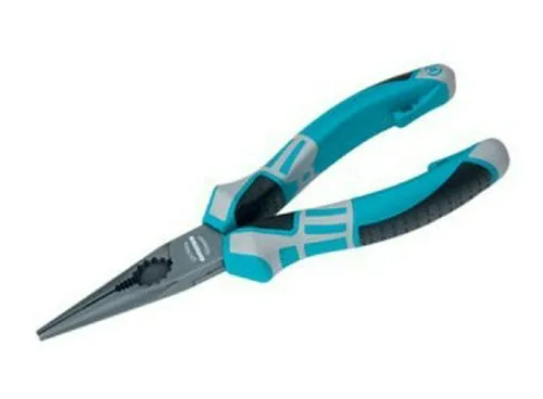 Длинногубцы GROSS, прямые, трехкомп ручки, 170мм