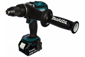 Дрель-шуруповерт аккум MAKITA DDF451RFE, 18В, 2х3 Ач, Li-ion, ЗУ, кейс, подсветка
