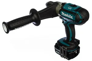 Дрель-шуруповерт аккум MAKITA DDF451RFE, 18В, 2х3 Ач, Li-ion, ЗУ, кейс, подсветка