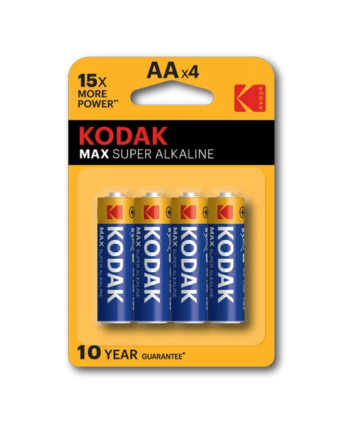 Батарейка Kodak LR6-4BL MAX SUPER Alkaline, 4 шт.