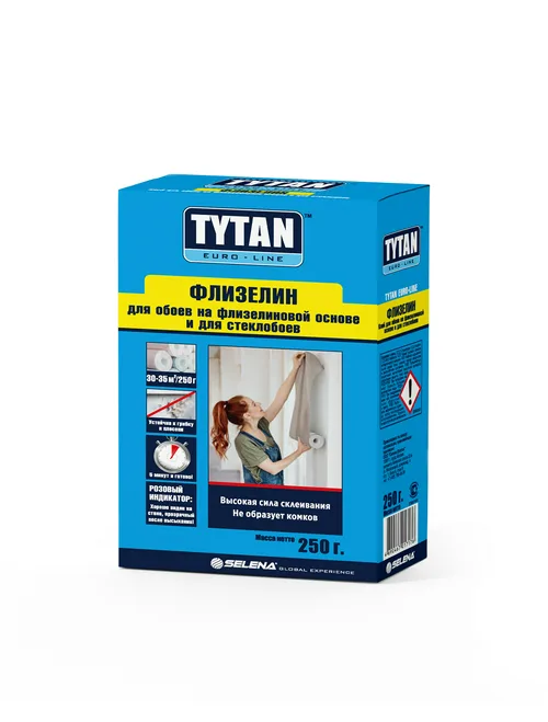 Клей обойный Tytan Euro-line флизелин с индикатором 250г