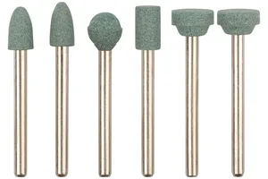 Шарошки силиконово-карбидные (6 шт; P120) FIT IT для граверов
