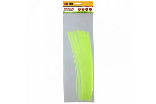 Леска триммерная DENZEL нарезная 2,0х30 см, 50 шт., круг