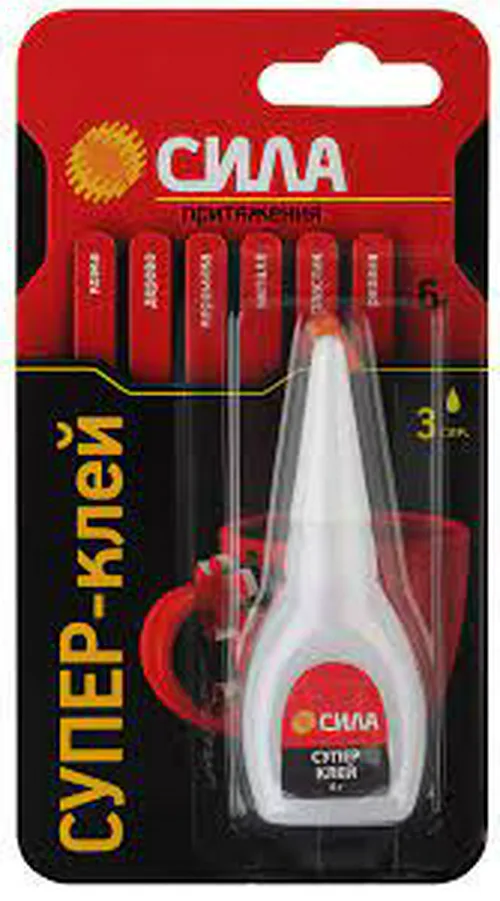 Клей СИЛА супер SSBL1-6 6гр