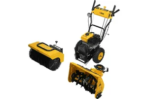 Машина снегоуборочная бензиновая DENZEL SWB-600 7л.с., фара, с функц. подметания