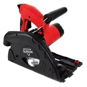 Пила дисковая погружная ELITECH ПД 1255П, 1200Вт,5500об\м,диск-ф160х20мм,рез-55мм,4.8кг,кор.,шина в комплекте