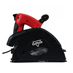 Пила дисковая погружная ELITECH ПД 1255П, 1200Вт,5500об\м,диск-ф160х20мм,рез-55мм,4.8кг,кор.,шина в комплекте