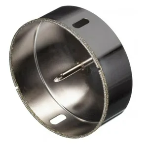 Коронка алмазная TRIO-DIAMOND 120 с центрирующим сверлом 120*35 mm  по керамике, стеклу,керамограниту