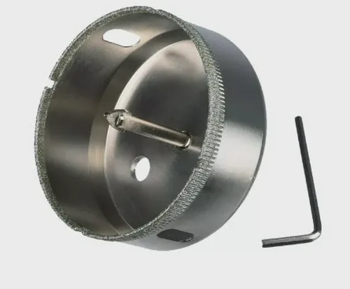 Коронка алмазная VERTEX 115*55 мм с центрирующим сверлом  (керамогранит,мрамор, стекло)