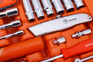 Набор инструментов Кратон TS-30 multi 131, 1/4"+1/2"