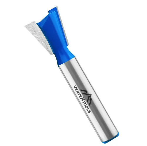 Фреза VERTEX пазовая пазовая "ласточкин хвост" хв-к 8 мм, d-16 мм, h-16 мм, а-14, l-56 мм