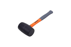 Киянка фиберглассовая обрезиненная рукоятка Кратон 0,68 кг черная