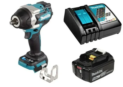 Гайковерт аккум MAKITA DTW700Z б\щет,18В,Li-ion.+ набор (зарядное DC18RC + акк. BL1830B шт., 3.0Ah, Li-Ion) 
