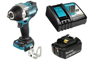 Гайковерт аккум MAKITA DTW700Z б\щет,18В,Li-ion.+ набор (зарядное DC18RC + акк. BL1830B шт., 3.0Ah, Li-Ion) 