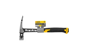 Молоток Denzel, каменщика, 680 г, цельнокованый, двухкомпонентная обрезиненная рук-ка