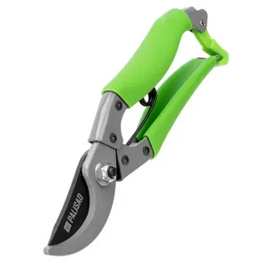 Секатор PALISAD BASE, стальные рукоятки, ПВХ оболочка, d=2 см, 20см