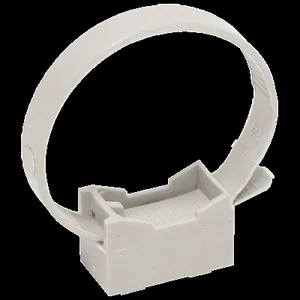 Держатель с хомутиком д 16-32 нейлон серый IEK