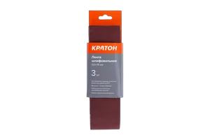 Лента шлифовальная Кратон 533 х 75 мм P240 набор 3шт