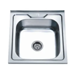 Мойка AQUATTRO квадратная накладная 500х500х180х0,8, глянцевая