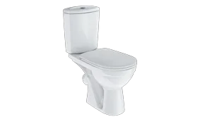 Унитаз-компакт ROSA КОМФОРТ с сиденьем, 640*350*815мм