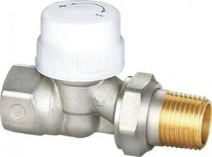 Вентиль для термостатической головки 3/4 прямой ник. (радиаторный) "HLV"