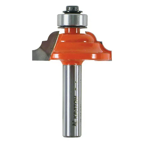 Фреза кромочная калевочная с подшипником Кратон PROFESSIONAL Ø33,3х13,0 мм R4,0 мм, хв.8 мм