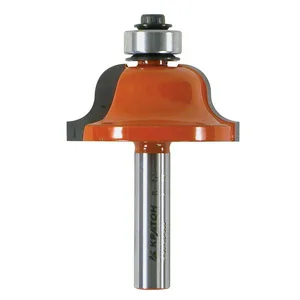 Фреза кромочная калевочная с подшипником Кратон PROFESSIONAL Ø28,6х13,0 мм R4,0 мм, хв.8 мм