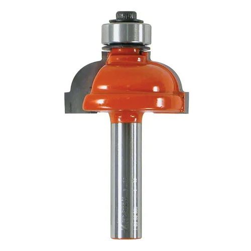 Фреза кромочная калевочная с подшипником Кратон PROFESSIONAL Ø25,4х13,0 мм R4,8 мм, хв.8 мм