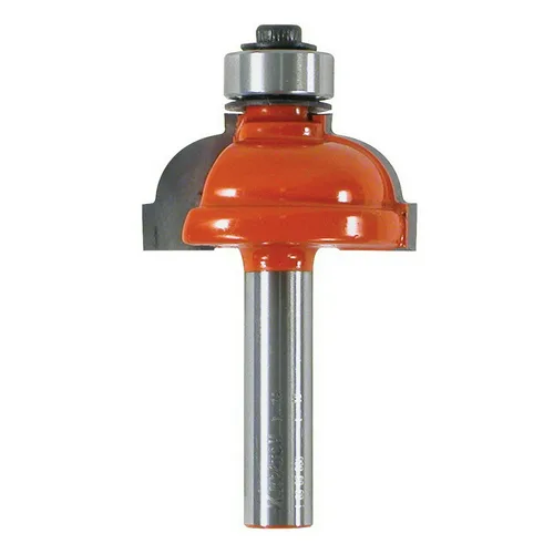 Фреза кромочная калевочная с подшипником Кратон PROFESSIONAL Ø34,9х17,0 мм R9,5 мм, хв.8 мм