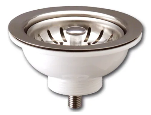 Выпуск "Элит" с нерж чашкой Ф112 мм, кругл переливом (1 1/2")