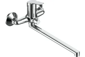 Смеситель VODA Wave для ванны,излив 325мм, с аксессуарами