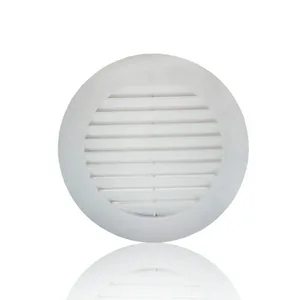 Решетка круглая D150 вытяжная АВС с фланцем D125 ЭРА