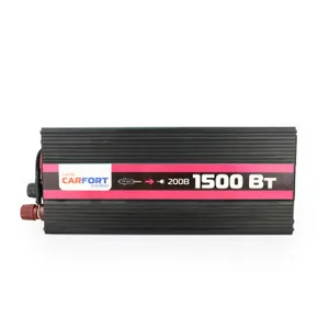 Инвертор напряжения CARFORT  DC12v- AC220v.  1500w
