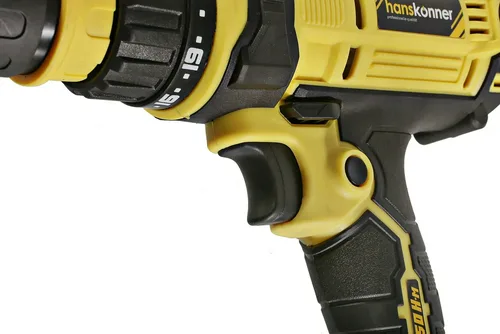Дрель- шурповерт  Hanskonner HID2145PС, 450Вт, 2 скор, быстросъёмный патрон 13мм, 22+1, 50Нм, резин. каб