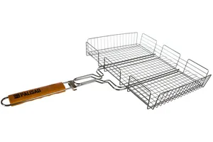 Решетка-гриль Sparta 220х340 мм, хромированная