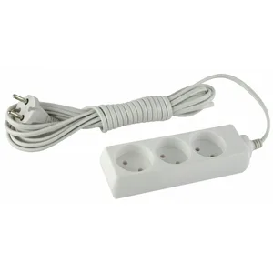 Удлинитель ЭРА 2х1мм ПВС, без зазем., 3гн., 3м