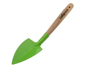 Совок СИБРТЕХ АГРОНОМ посадочный широкий, 70х310 мм, стальной, деревянная рукоятка