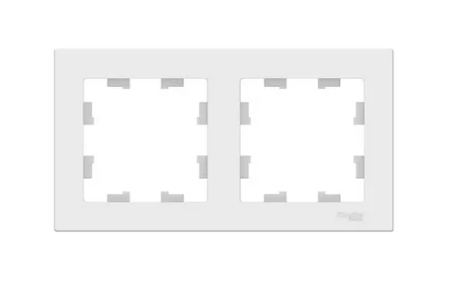 Рамка AtlasDesign 2-постовая, БЕЛЫЙ, SE 