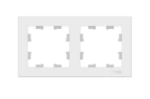 Рамка AtlasDesign 2-постовая, БЕЛЫЙ, SE 