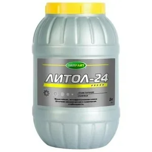 Смазка Литол-24 OilRight, 2кг, пласт.банка   