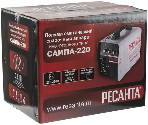 Полуавтомат сварочный Ресанта САИПА-220, 220 А