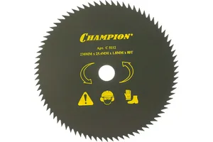 Нож режущий к бензотриммеру CHAMPION  (230 x 25,4 мм) 80 лопастей