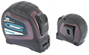 Рулетка GROSS, DoppelHaken, одностор зацеп, нейлон, двустор шкала, 3мx16мм