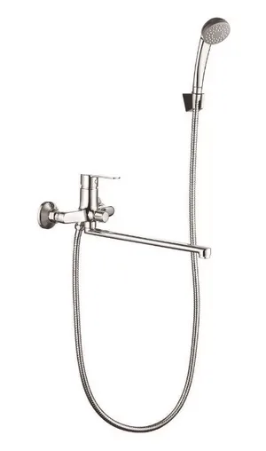 Смеситель VODA Divay для ванны, излив 325мм, с аксессуарами