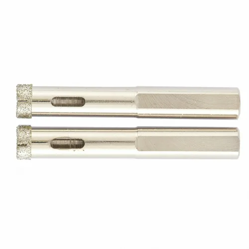 Сверло алмазное MATRIX по керамограниту, 12 х 67 мм, 3-гранный хвостовик 2 шт