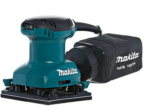 Машина шлифовальная плоск MAKITA BO 4557, 200Вт,114х140мм,14000об\м,ампл-1.5мм,0.9кг,кор,п\сборник,зажим