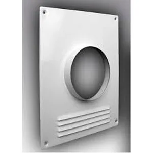 Площадка торцевая пластиковая с решеткой 180х250 фланец D120 ЭРА 