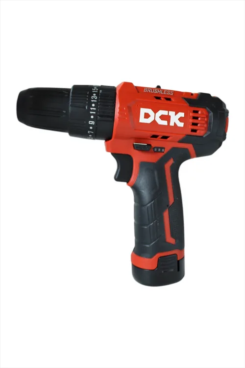 Дрель-шуруповерт аккум бесщеточная ударная DCK KDJZ23-10i, 10,8В. 2*2А/ч, 35нм, кейс