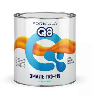 Эмаль ПФ-115 Престиж F Q8, желтая, 2,7кг